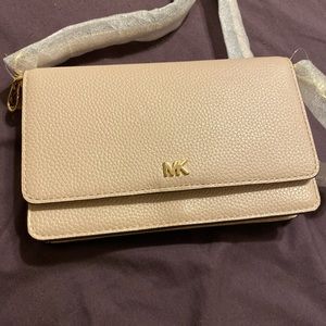 Michael Kors Leather Convertible Crossbody Bag